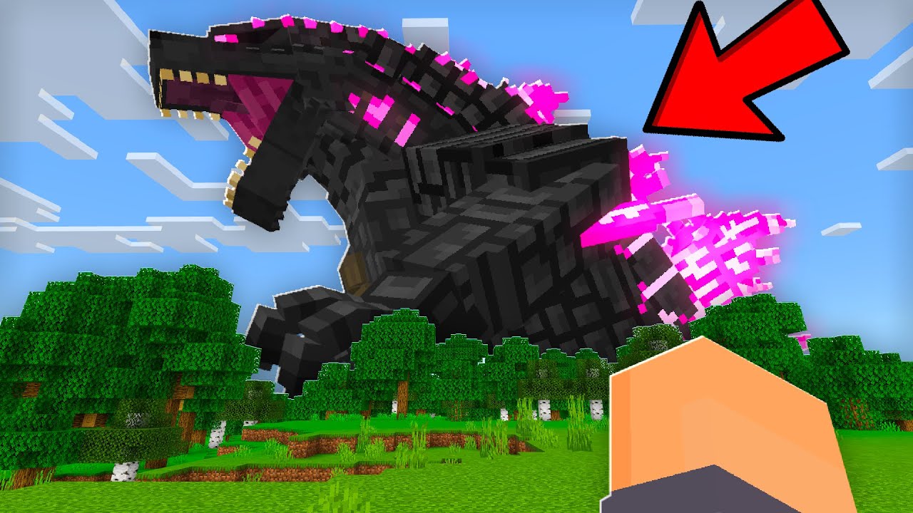 ENCONTREI O EVOLVED GODZILLA KAIJU DO MINECRAFT