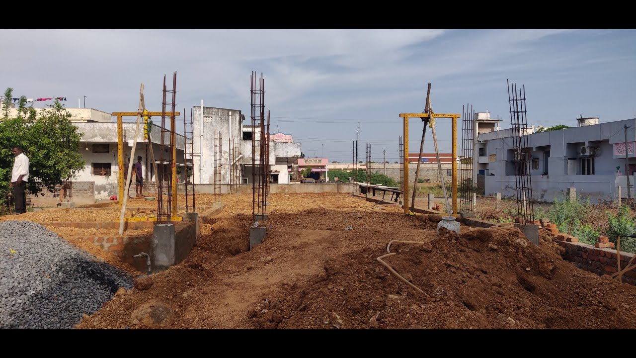 Our House construction in Ongole | 1170 Sq.ft | 2.7 Cents | 18 ft x65 ft House plan Procedure