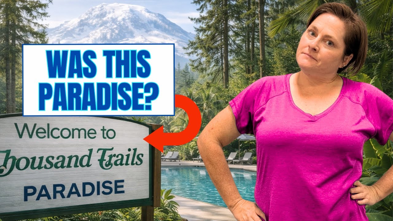 Обзор кемпинга для автодомов Paradise by Thousand Trails Silver Creek Washington.