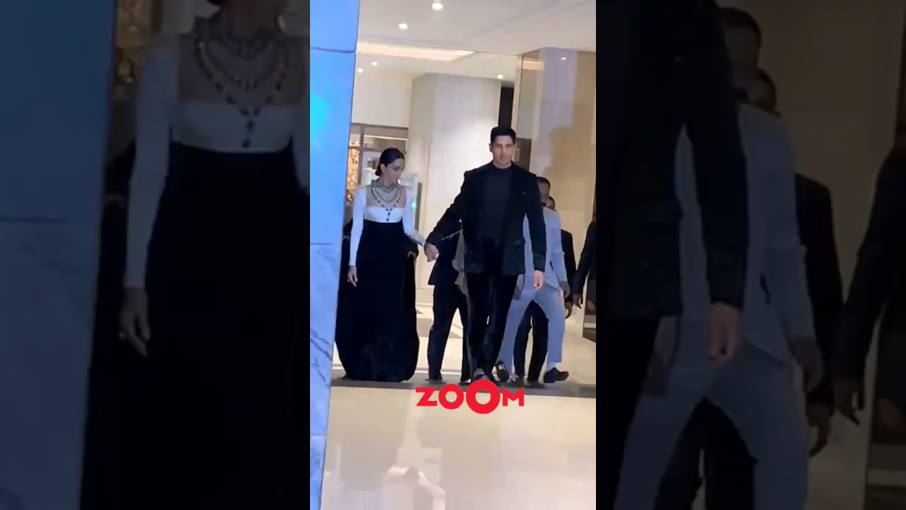Kiara Advani & Sidharth Malhotra make a STYLISH appearance at their wedding reception ❤️ | #shorts