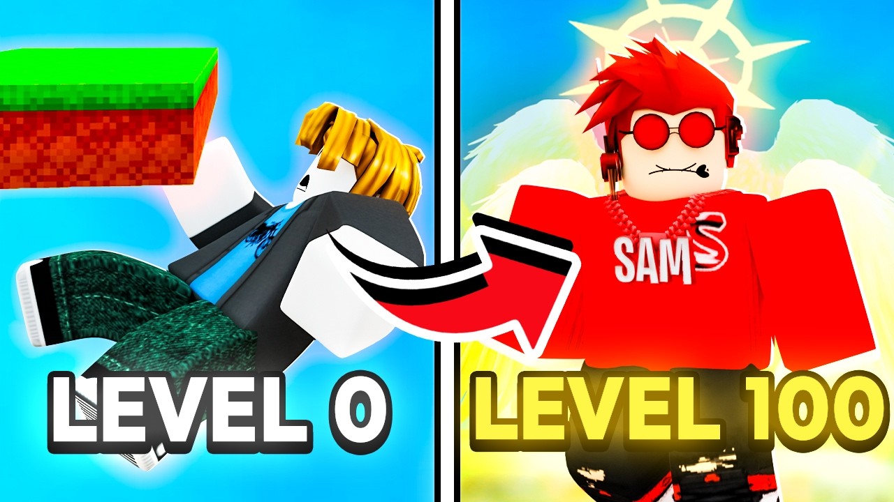 Игроки 1 на 1 уровня 1-100 в Roblox Bedwars