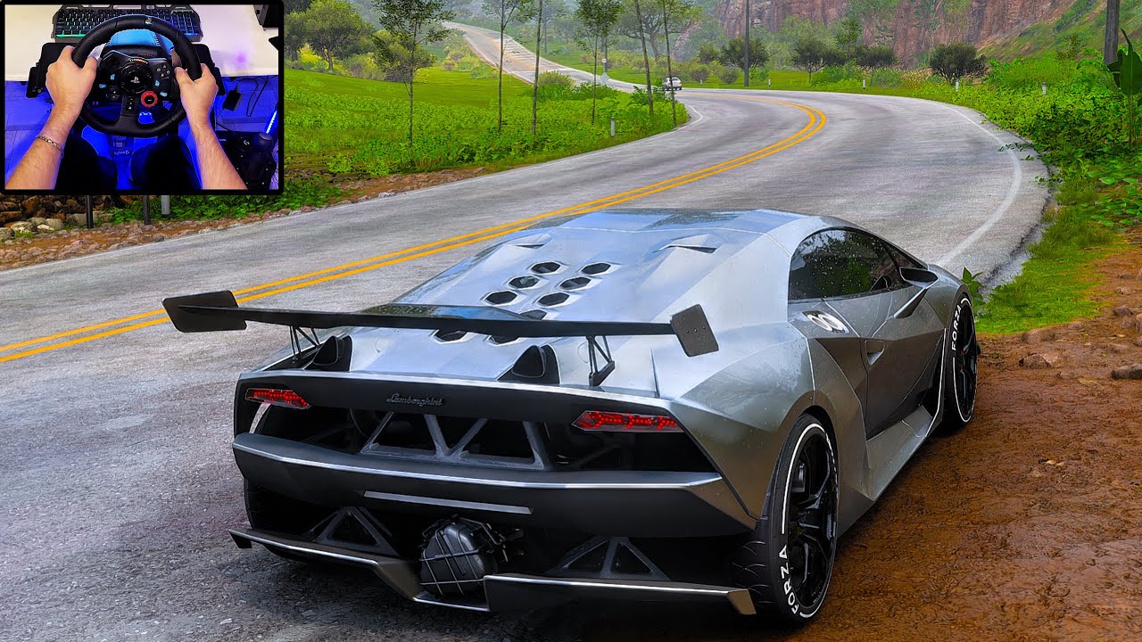 LAMBORGHINI SESTO ELEMENTO - Forza Horizon 5 | Logitech G29 + Shifter Gameplay [4K 60fps]