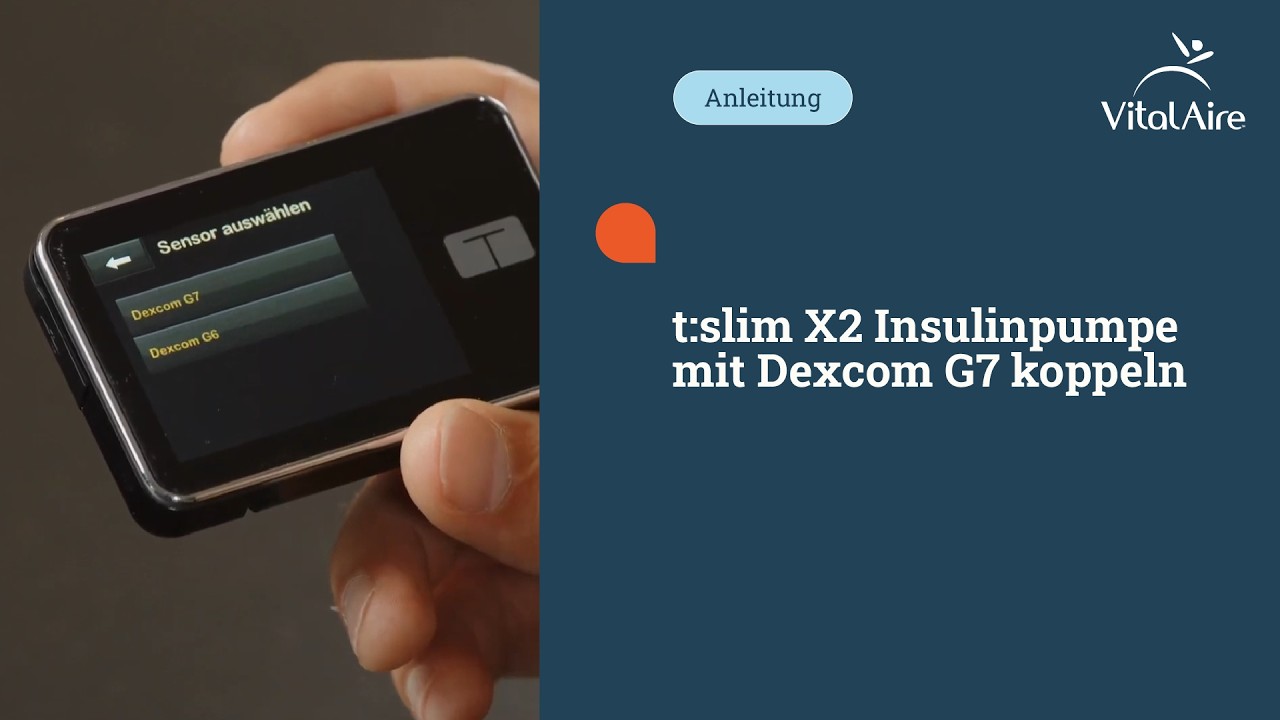 t:slim X2 Insulinpumpe mit Dexcom G7 koppeln