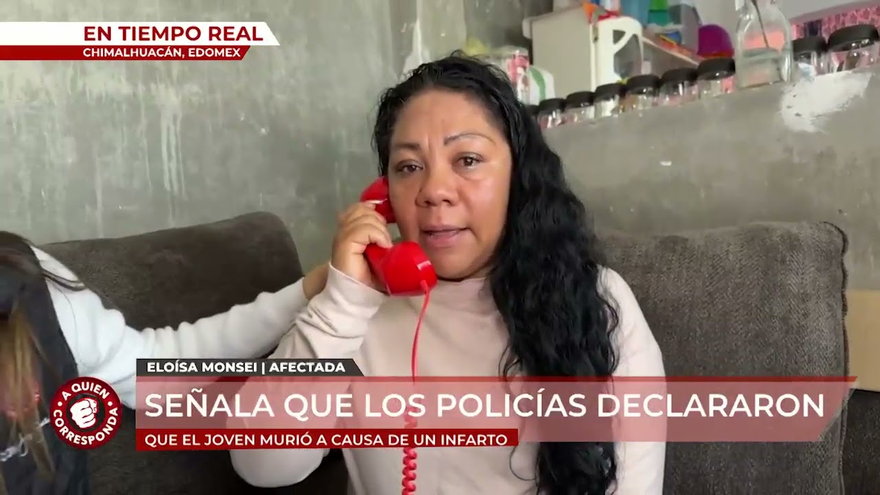 Denuncia que su hijo murió por una bala | A Quien Corresponda