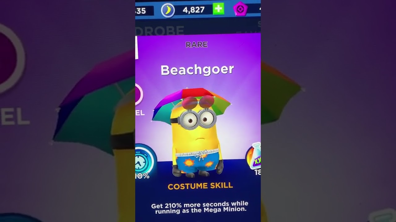 Minion rush- beachgoer