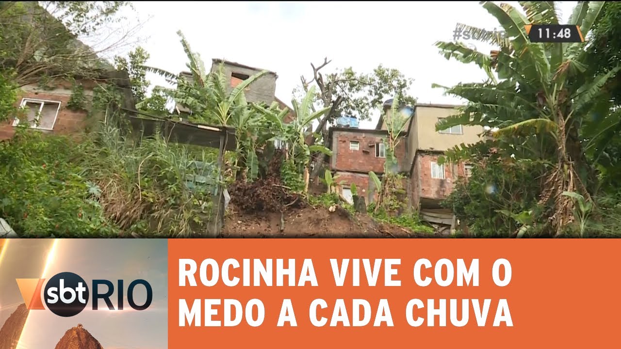 EXCLUSIVO! Moradores da Rocinha vivem com o medo a cada chuva