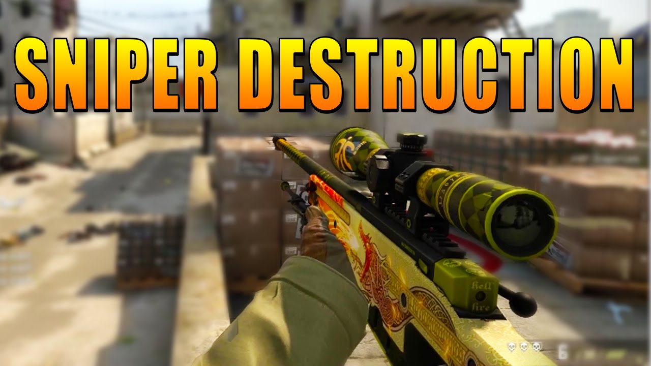 CS:GO - AWP Highlights - Counterstrike Global Offensive Sniper Destruction