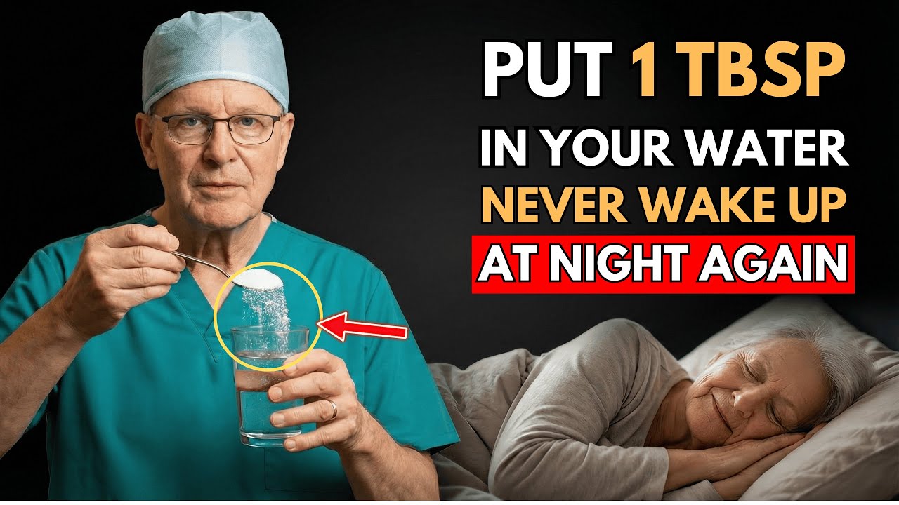 Waking Up Every Night? 1 TBSP Reduces Cortisol Quickly to Help You Sleep Again | Senior Health Tips