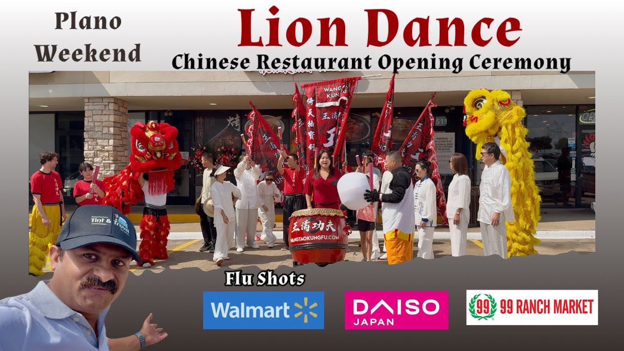 Weekend Fun: Plano - Texas | Lion Dance | Shopping at Daiso, Ranch 99 | Walmart Flu Shots