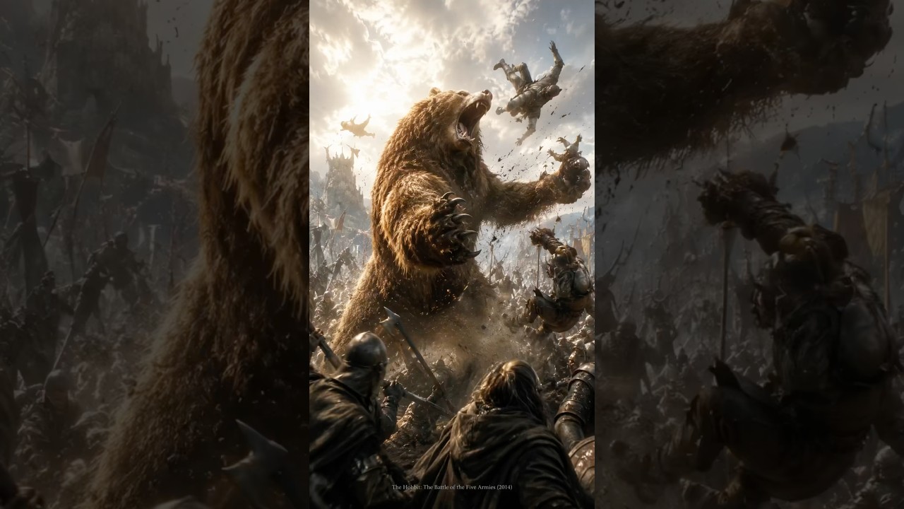 The Orc Army Thought It Had Won&mdash;Then a Giant Bear Fell From the Sky 🐻🦅 | #shorts