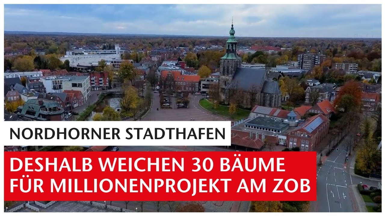 Nordhorner Stadthafen: Erste B&auml;ume fallen f&uuml;r Millionenprojekt am ZOB | GN-Online