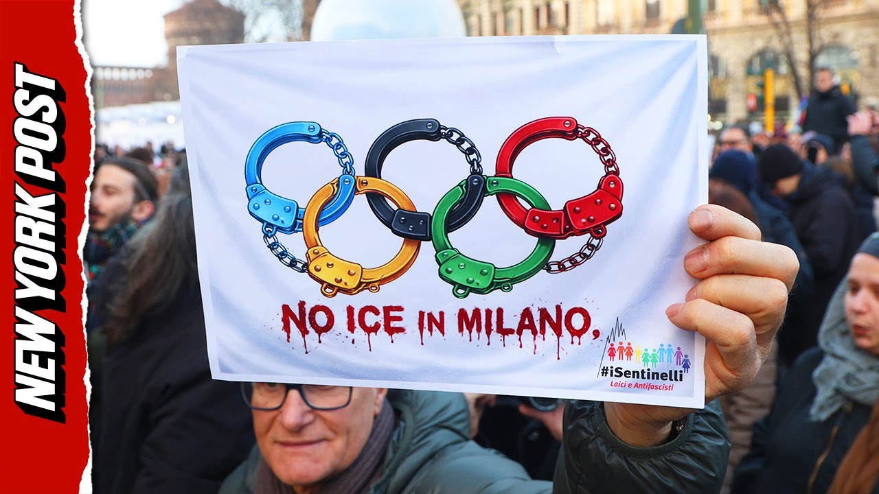 Minnesota to Milan: Italians Protest ICE Presence at Winter Olympic Games
