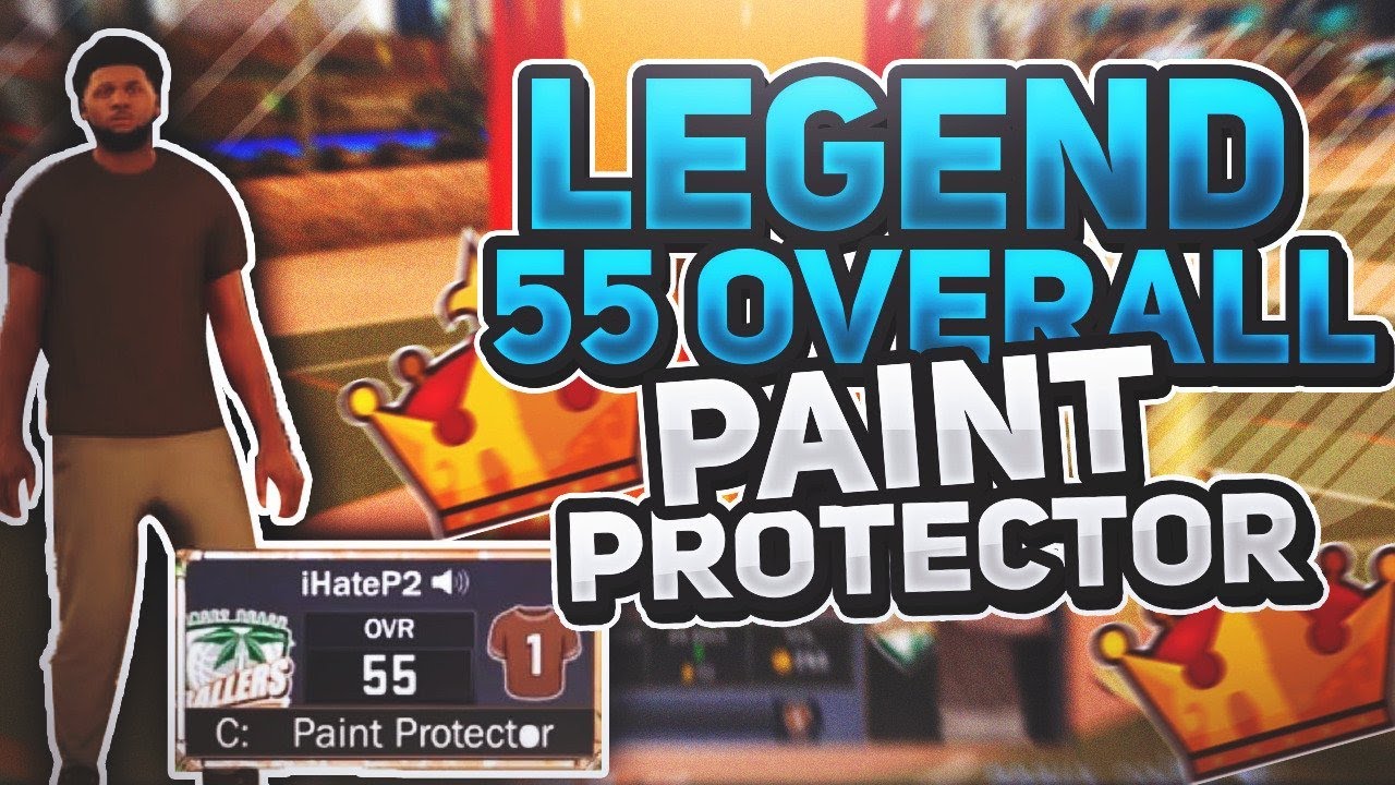 LEGENDARY ROOKIE 55 PAINT PROTECTOR IS BACK!! THE GODLY BROWN SHIRT ON NBA 2K17 MyPARK