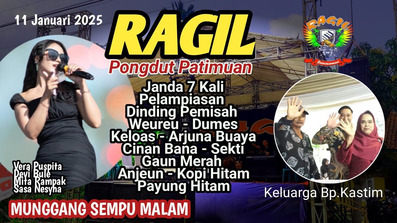 JANDA 7 KALI - SASA NESYHA LIVE DI MUNGGANG SEMPU SESI MALAM - RAGIL PONGDUT