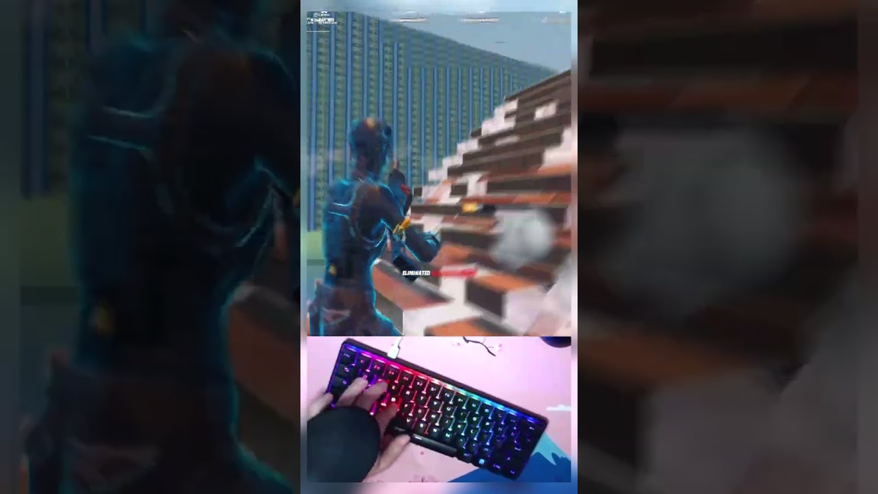 HyperX Alloy Origins 60 Fortnite ASMR Gameplay 😴 Mechanical Keyboard Sounds Satisfying 240FPS