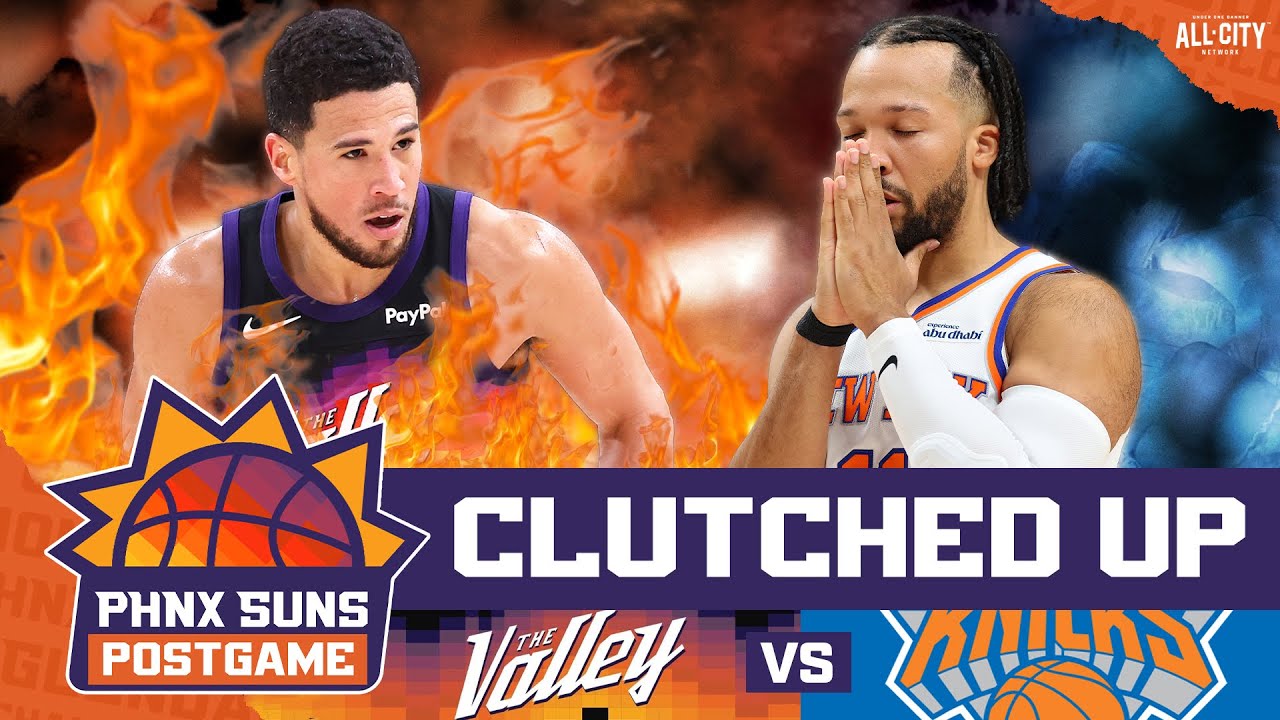 POSTGAME: Phoenix Suns, Devin Booker IGNITE In PLAYOFF-LIKE Win vs Knicks, Brunson