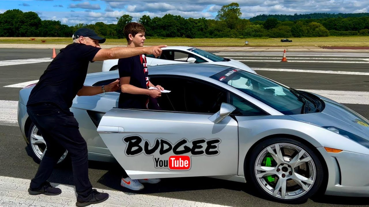My 13 year old kid drives a Lamborghini Gallardo￼