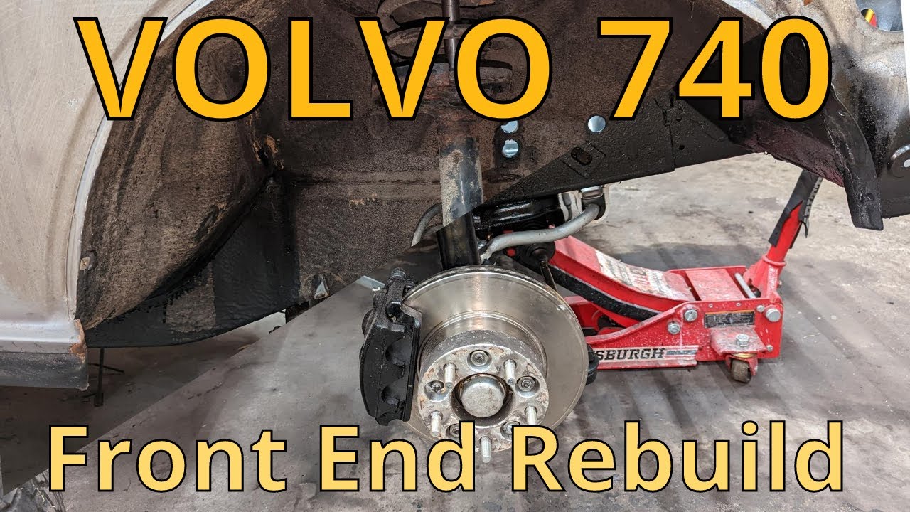 Ремонт передней подвески, тормозов и ступиц Volvo 740