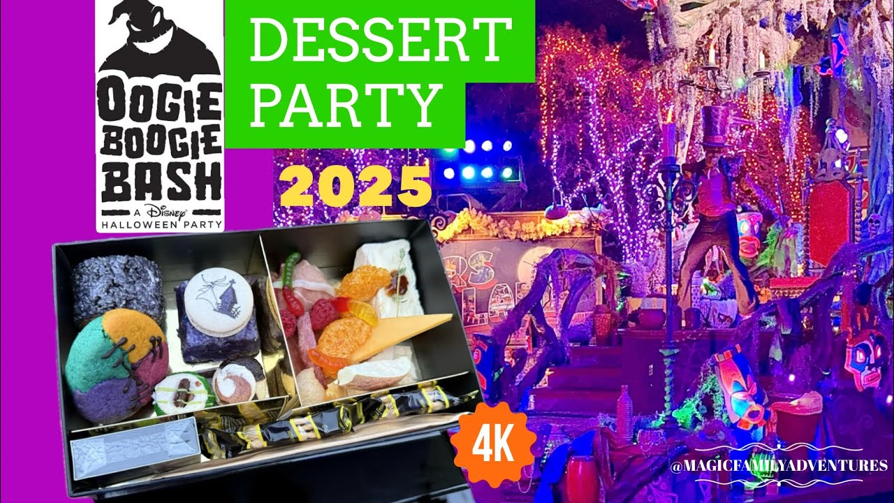 🍬 [4K] Is it worth $94? Oggie Boogie Bash Dessert Party 2025👻