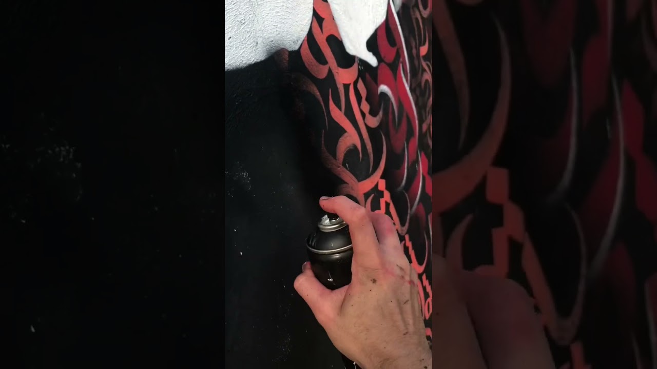 Calligraffiti mural / calligraphy / Medellin #lettering #calligraphymasters