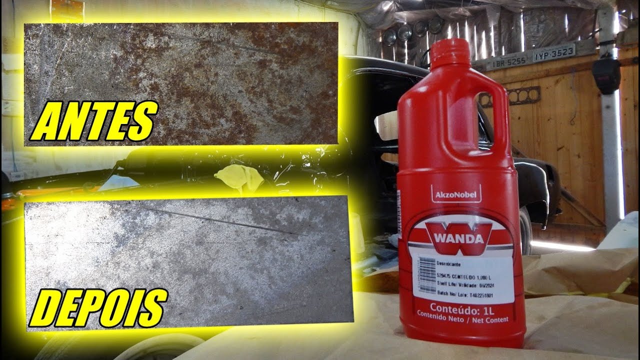 TESTE DESOXIDANTE WANDA (Como remover ferrugem)