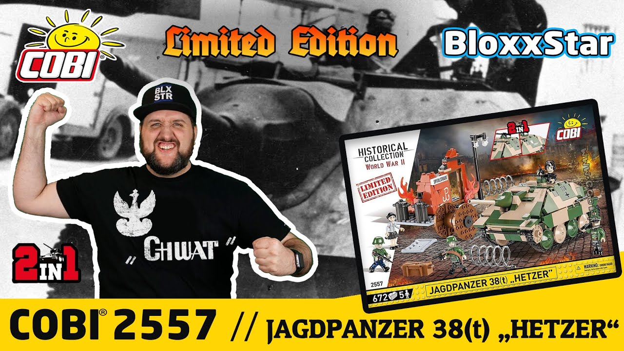 COBI&reg; 2557 Jagdpanzer 38(t) Hetzer 💥Limited Edition💥 |▶️| Unboxing, Build, Fakten, Review 💬 4K 📽️
