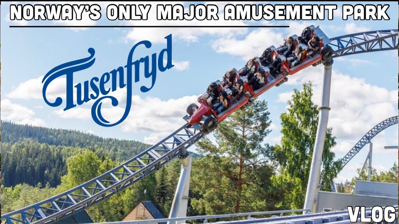 Riding Norway’s CRAZIEST Roller Coasters! TusenFryd - Vinterbro, Norway | VLOG [2023]