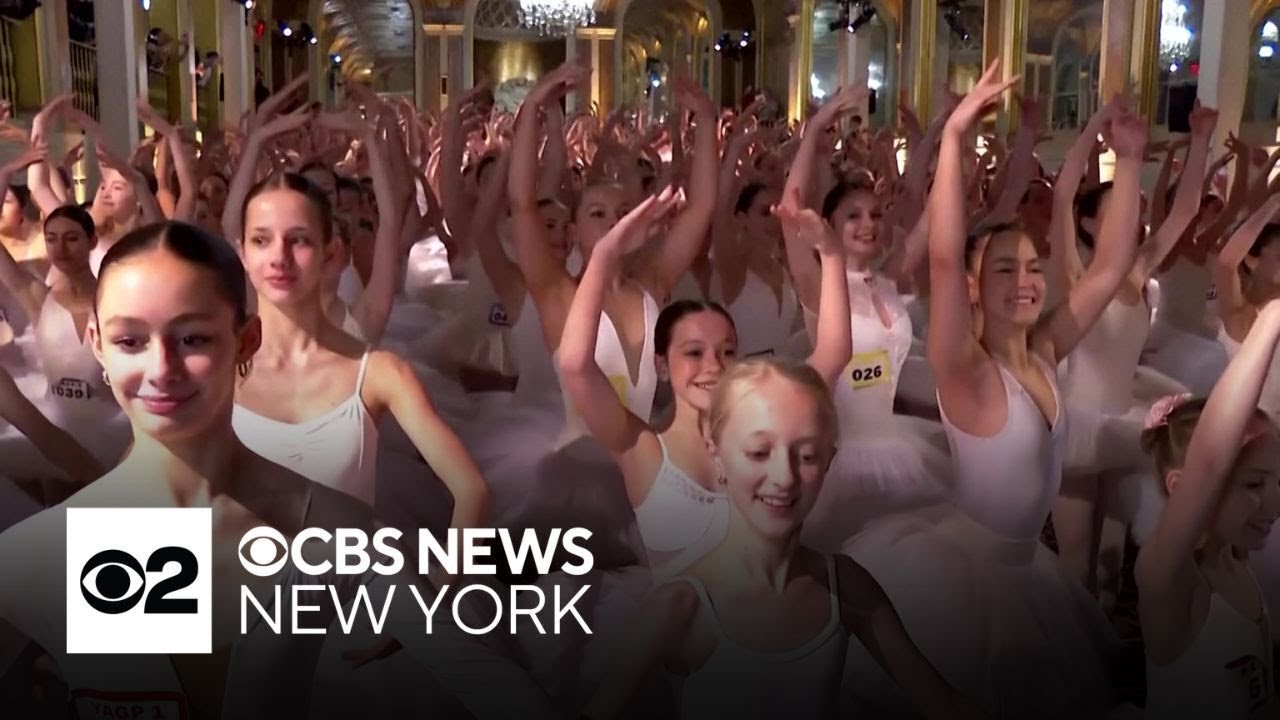Ballerinas set Guinness World Record for dancing on pointe at Plaza Hotel
