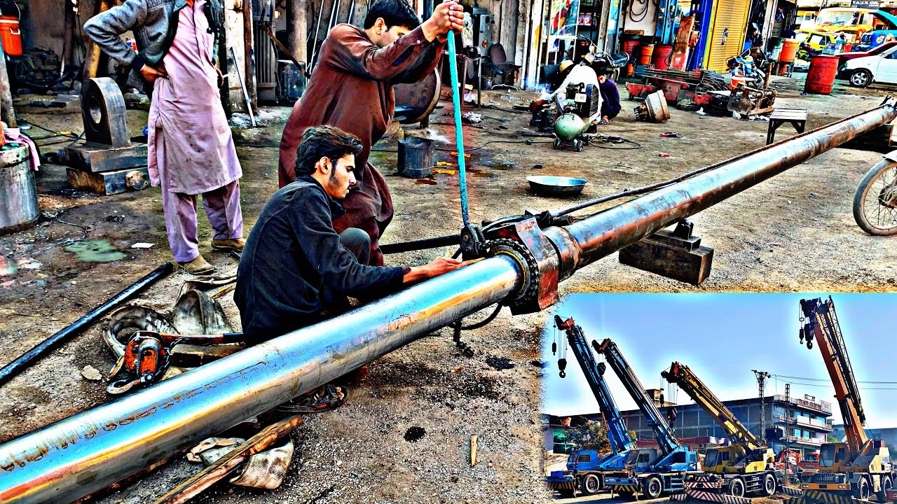 How To Open Extension Cylinder Of Crane Boom?