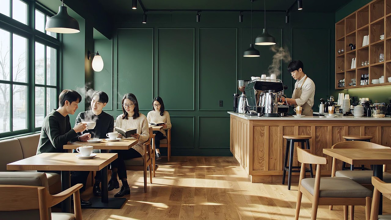 아늑한 봄 커피하우스 재즈 휴식 ☕🌷🎷