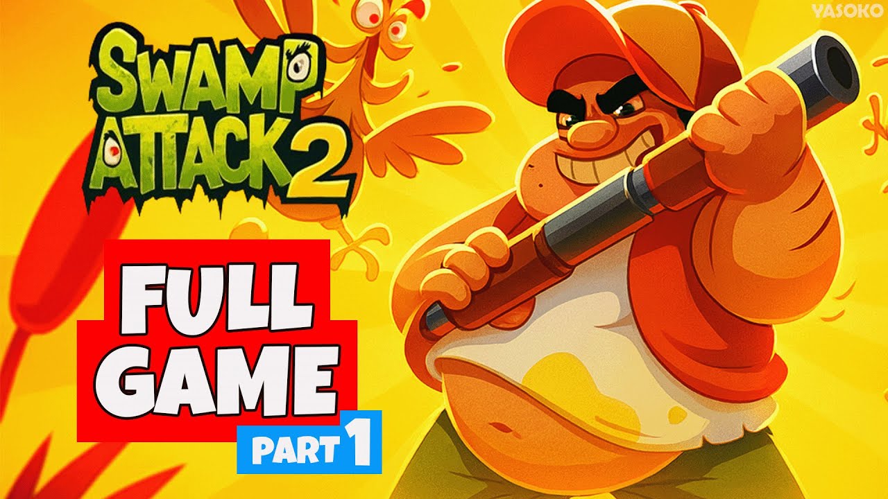 SWAMP ATTACK 2 – Full Game Walkthrough Part 1 (No Commentary, 1080p 60FPS) (Level 1-Level 210)