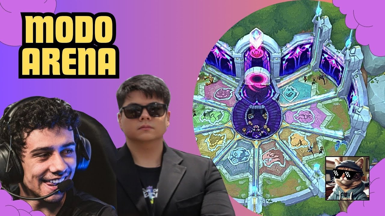 BRUCER E ESA MODO ARENA - MORGANA E DARIUS &Eacute; FREE TOP 1