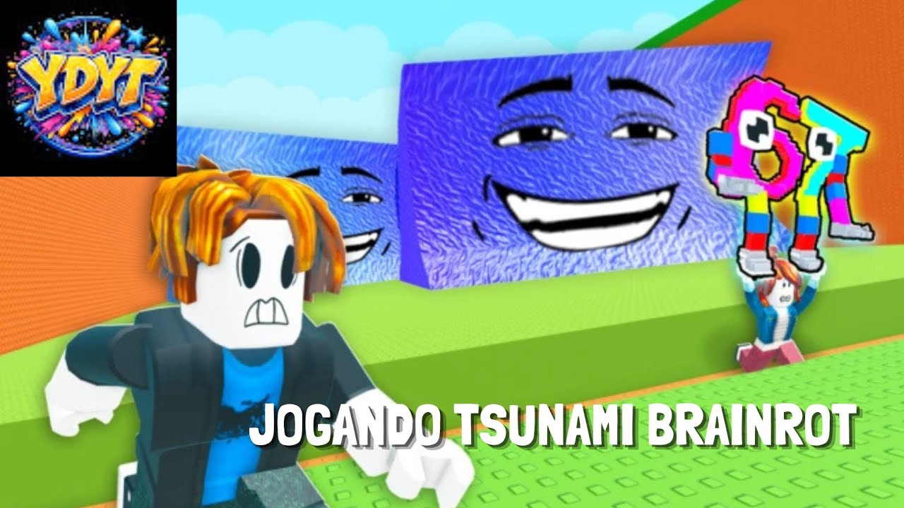 PRIMEIRA VEZ NO FUJA DO TSUNAMI BRAINROT  NO CANAL! JÁ DEIXA O LIKE👍!