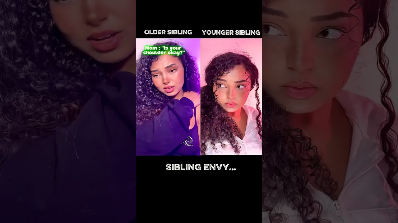 pov : The younger sibling gets jealous anytime the older sibling gets attention&hellip; #siblings #sisters