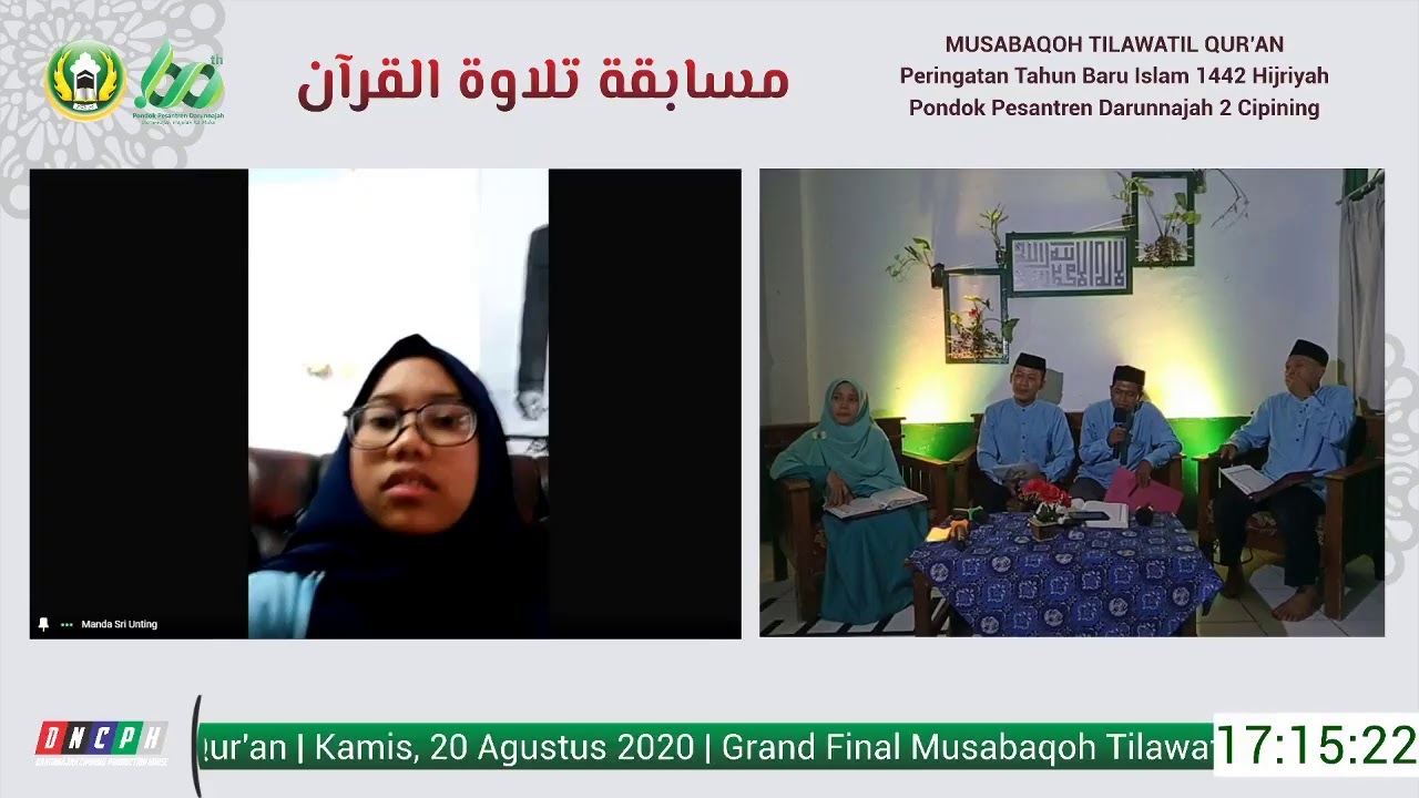 Grand Final Musabaqoh Tilawatil Qur'an Pesantren Darunnajah 2 Cipining