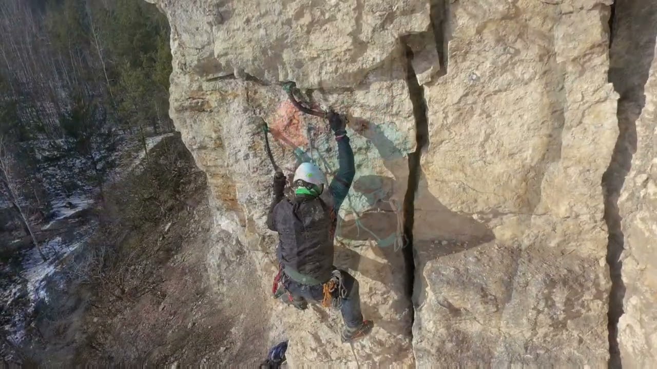 Drytooling Złota Góra 