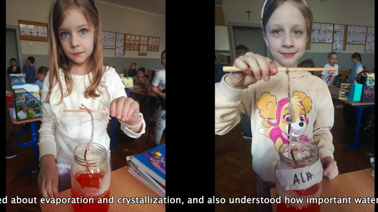 Experiment with salt and importance of water