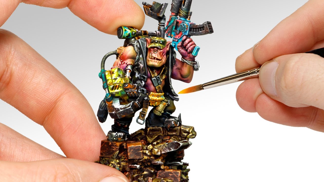 Принимают ли GOLDEN DEMON и WARHAMMER покраску вне своего канона? Мой пример
