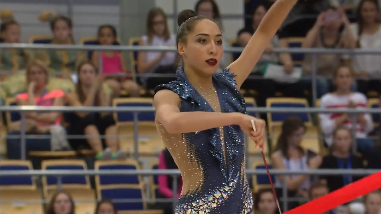 Salome Pazhava-Ribbon-EF-World Cup Kazan 2016 (twice)