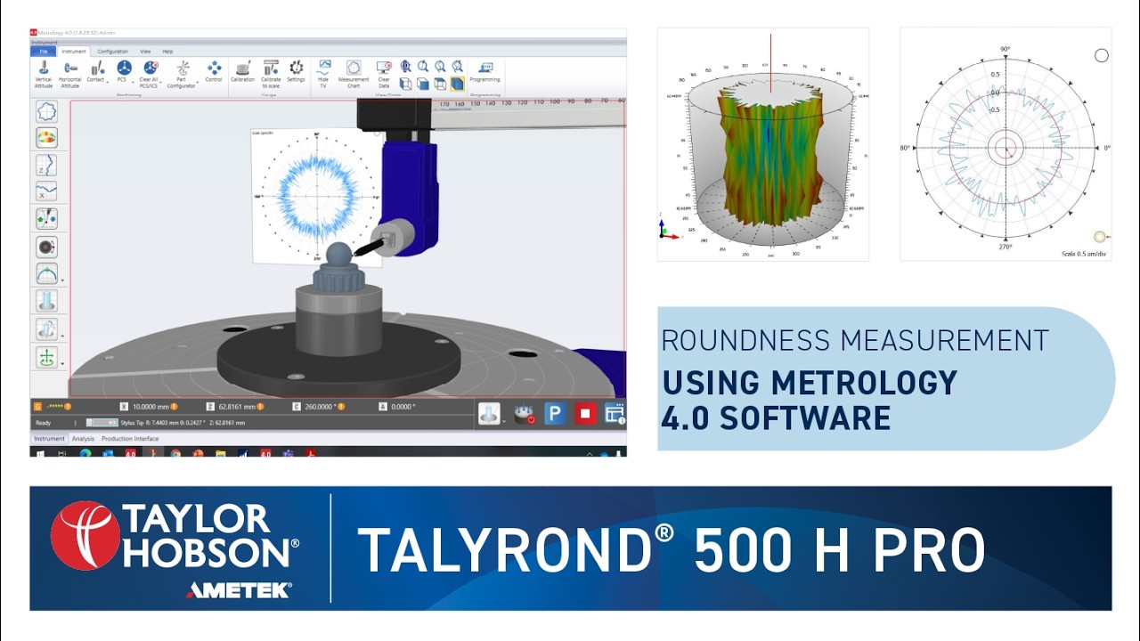 Roundness Measurement | Metrology 4.0 Software| New Talyrond® 500H Pro