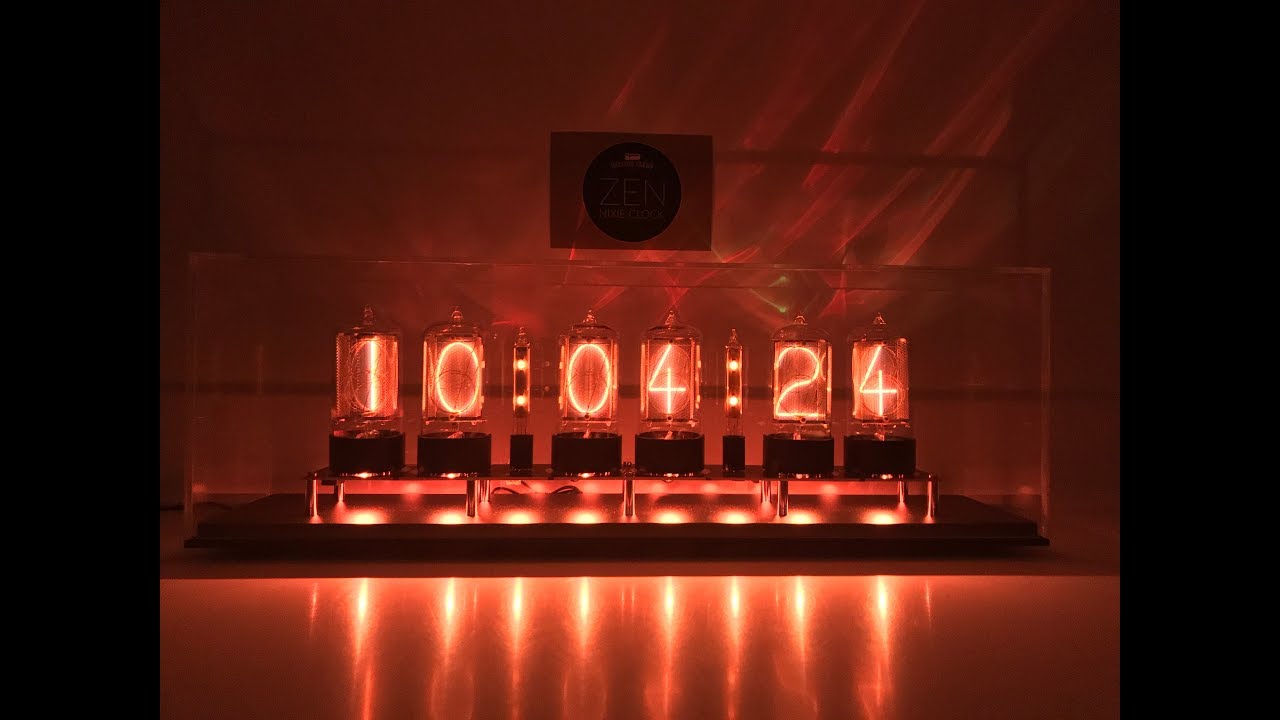 Nixie Tube Clock with Colon Tubes Unboxing #2 | Dalibor Farny Zen Clock | R|Z568M