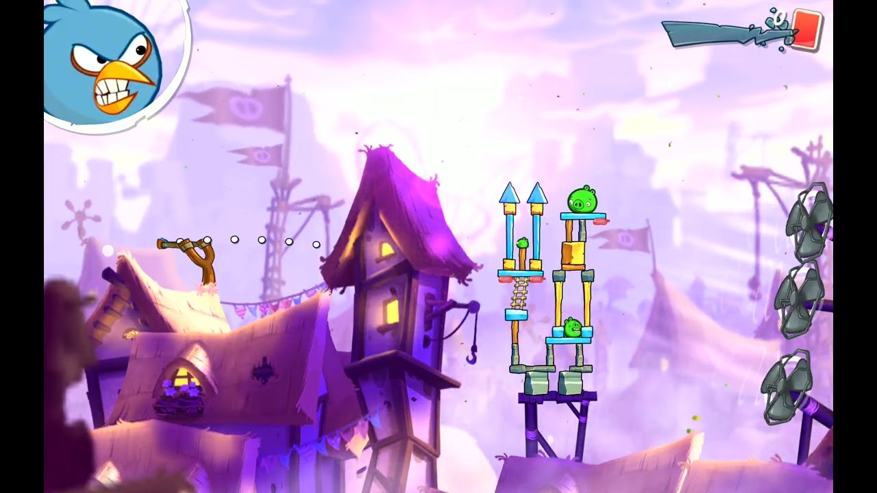 Jugando angry birds