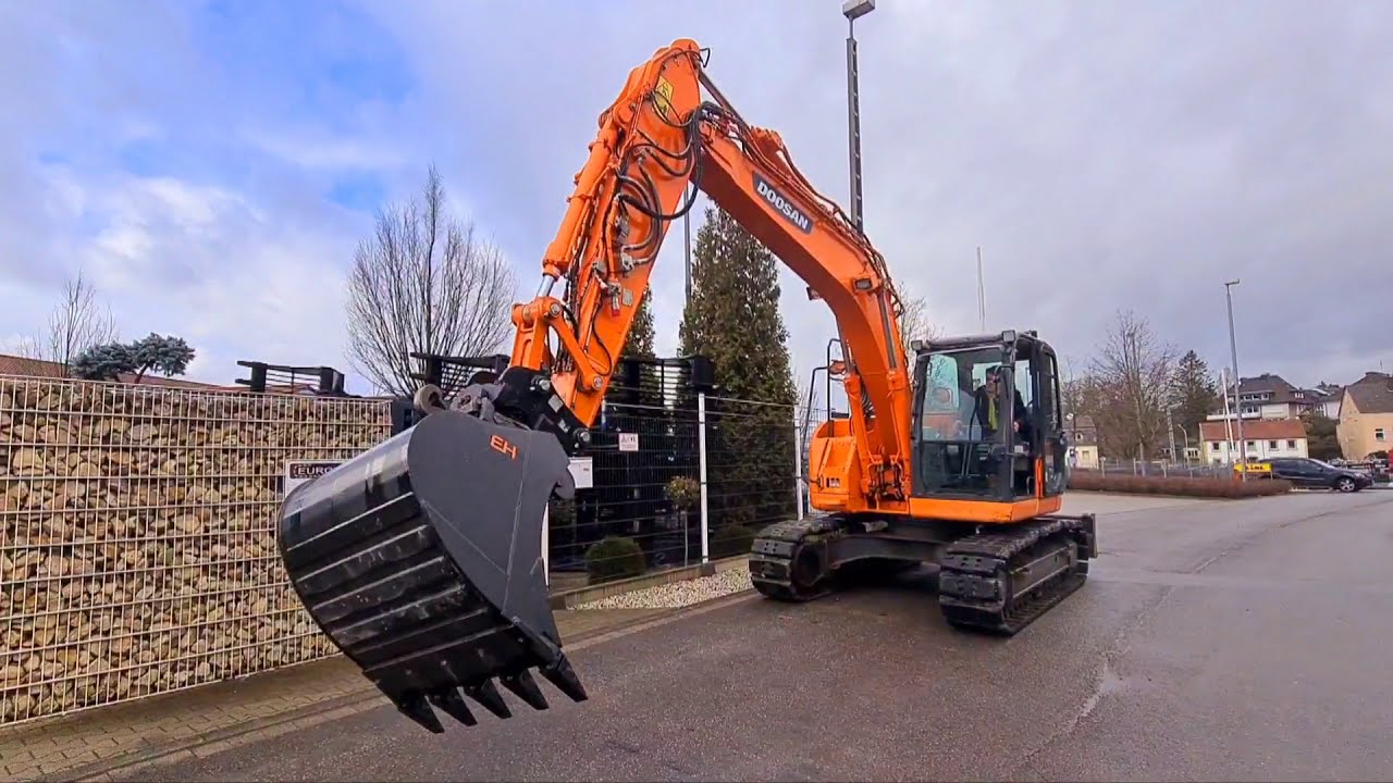 EUROHOLZ - Tieflöffel passend für Verachtert CW20 in Kombination mit einem Kettenbagger Doosan DX140