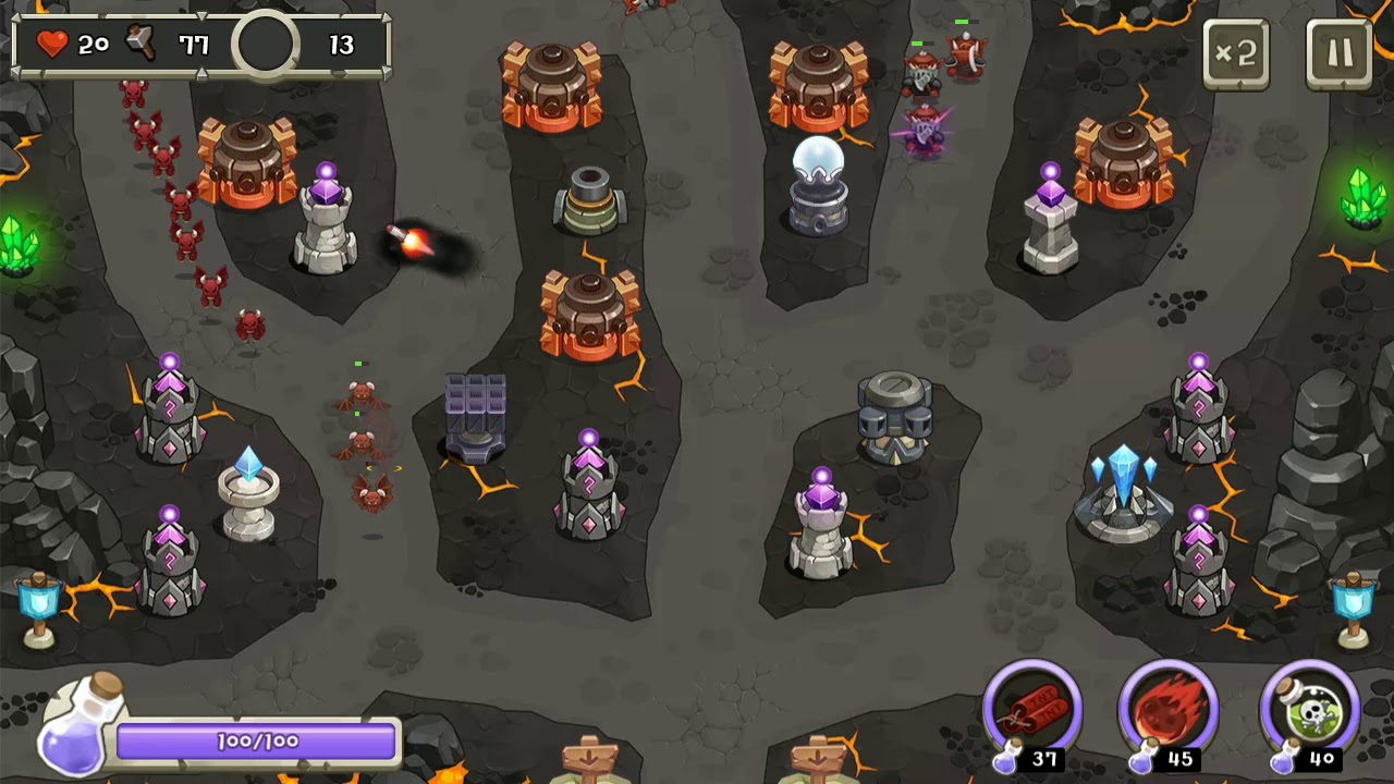 Mobirix Tower Defence King 25 level endless. 24 waves.