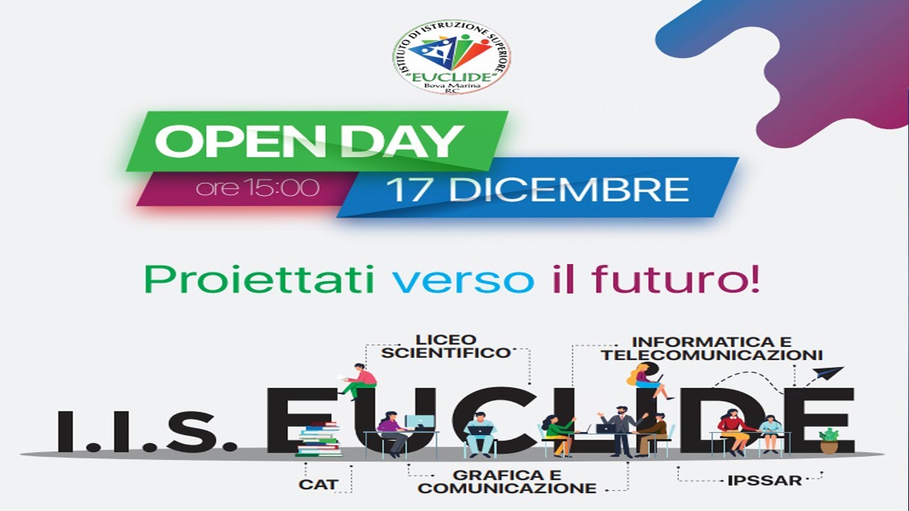 BOVA (RC) – SABATO 17 DICEMBRE 2022 OPEN DAY PRESSO L’ISTITUTO EUCLIDE (diretta streaming)
