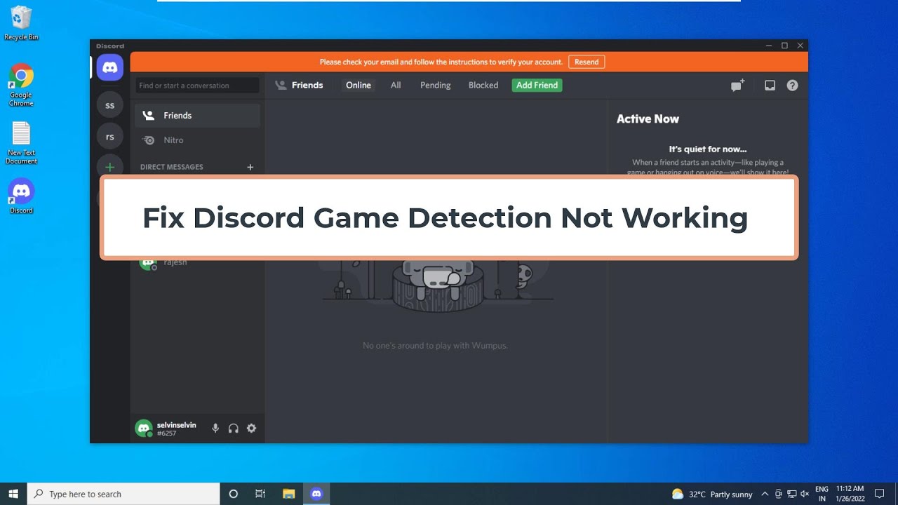 Fix Discord Game Detection Not Working