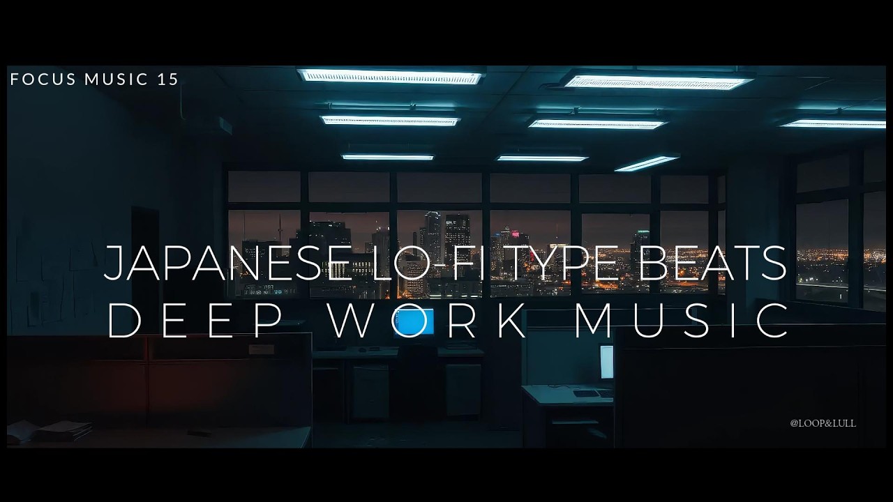 Deep Work Music | Shibuya Night Focus Beats