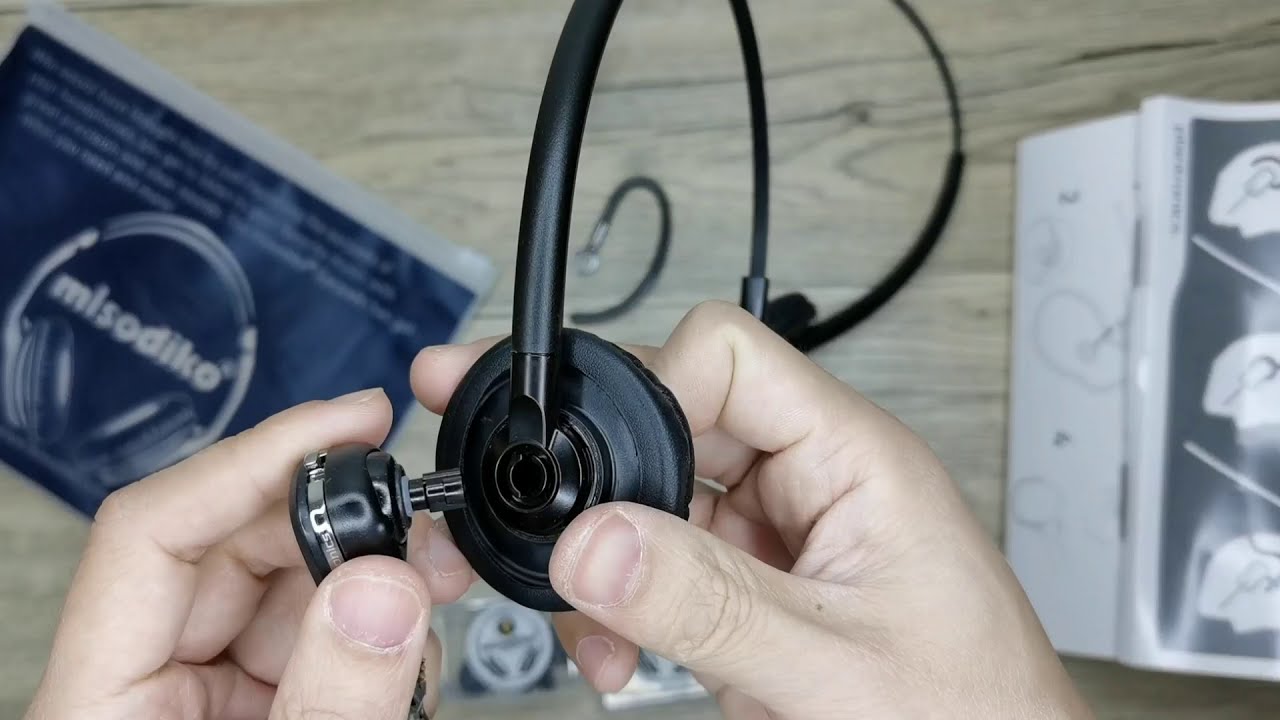 How to Replace Headband & Ear Hooks & Eartips on Plantronics CS540, Savi W440 W445 W740 W745 WH500