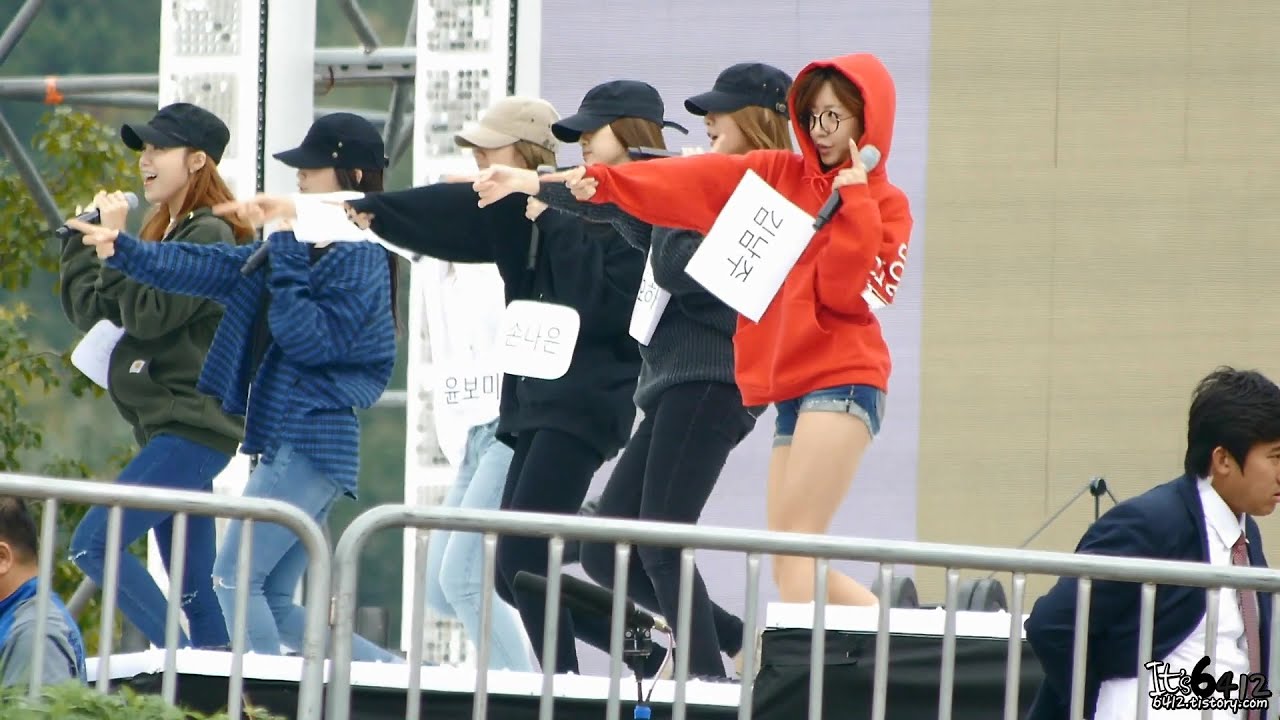 141003 오송특집 뮤직뱅크 드라이 리허설 에이핑크 Mr. chu 직캠 By.6412