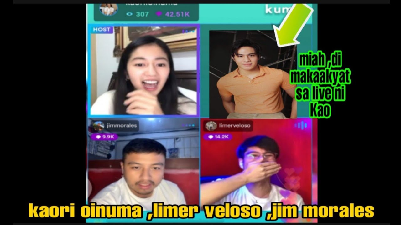 [KaoMiah] JEREMIAH LISBO NASA KUMU LIVE NI KAORI OINUMA  WITH LIMER,VELOSO & CHOCO || APRIL 17 ,2021